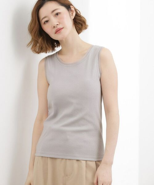 grove / グローブ キャミソール・チューブトップ | チュールクルーネックタンクトップ | 詳細5