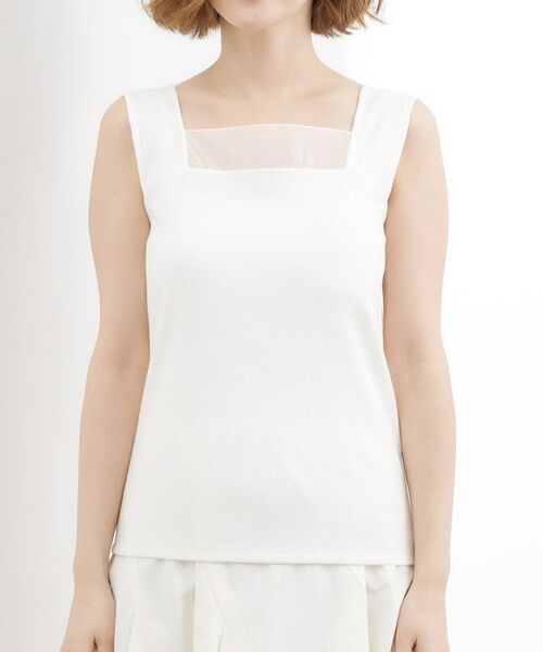 grove / グローブ キャミソール・チューブトップ | シアードッキングスクエアタンク | 詳細21