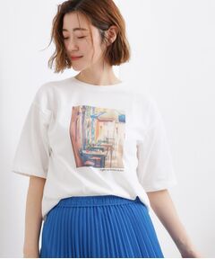 grove / グローブ Tシャツ | 【UVカット/接触冷感】プリントアソート5分袖Tシャツ