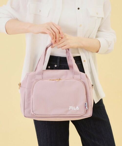 grove / グローブ ボストンバッグ | 【FILA別注】撥水2WAYボストン（ライトピンク(070)）