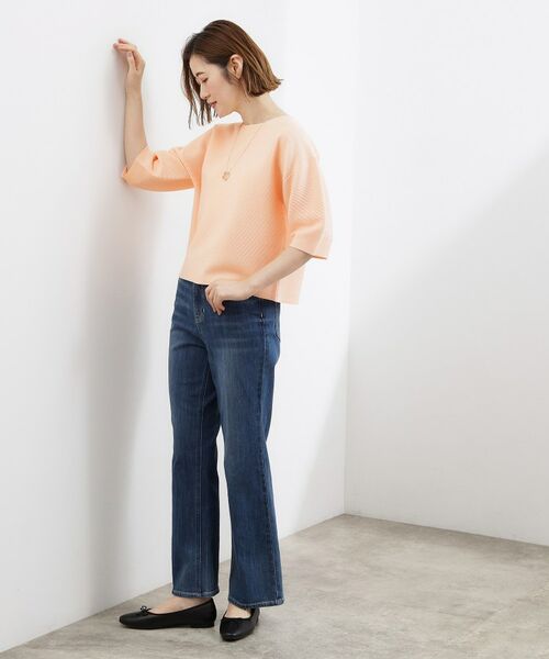 grove / グローブ ニット・セーター | 【貴島明日香さん着用／洗濯機で洗える】レイヤードにもおすすめ、軽やかクロップドニット | 詳細20