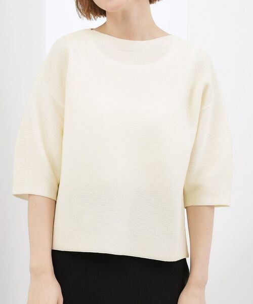 grove / グローブ ニット・セーター | 【貴島明日香さん着用／洗濯機で洗える】レイヤードにもおすすめ、軽やかクロップドニット | 詳細22