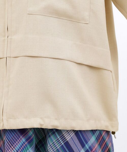 grove / グローブ レザーブルゾン・ジャケット | 【貴島明日香さん着用・洗える】麻調ノーカラーブルゾン | 詳細20