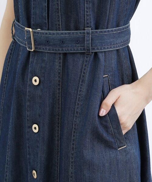 grove / グローブ ロング・マキシ丈ワンピース | 【貴島明日香さん着用】デニムフレアワンピース | 詳細18