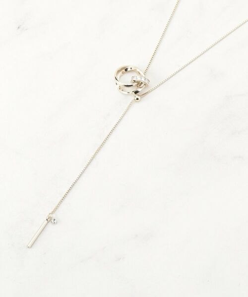 grove / グローブ ネックレス・ペンダント・チョーカー | キラキラミニリングワントップネックレス（ゴールド(007)）