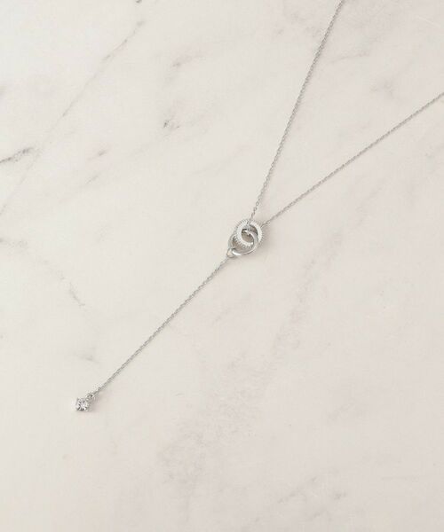 grove / グローブ ネックレス・ペンダント・チョーカー | ビジューリングY字ネックレス（シルバー(006)）