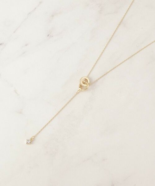 grove / グローブ ネックレス・ペンダント・チョーカー | ビジューリングY字ネックレス（ゴールド(007)）