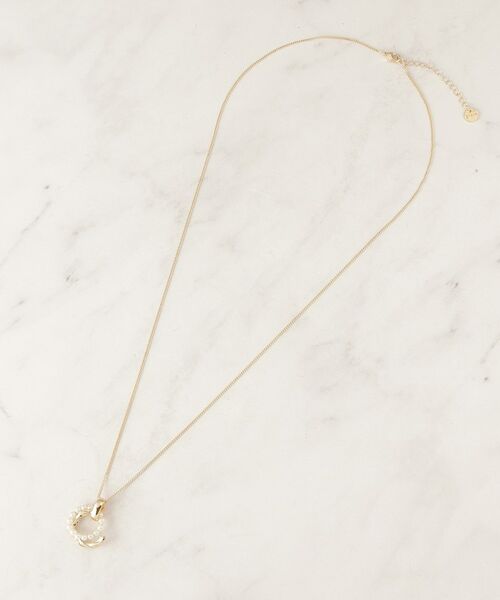 grove / グローブ ネックレス・ペンダント・チョーカー | サークルメタルパール調ワントップ | 詳細2