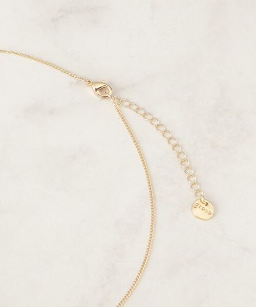 grove / グローブ ネックレス・ペンダント・チョーカー | サークルメタルパール調ワントップ | 詳細3