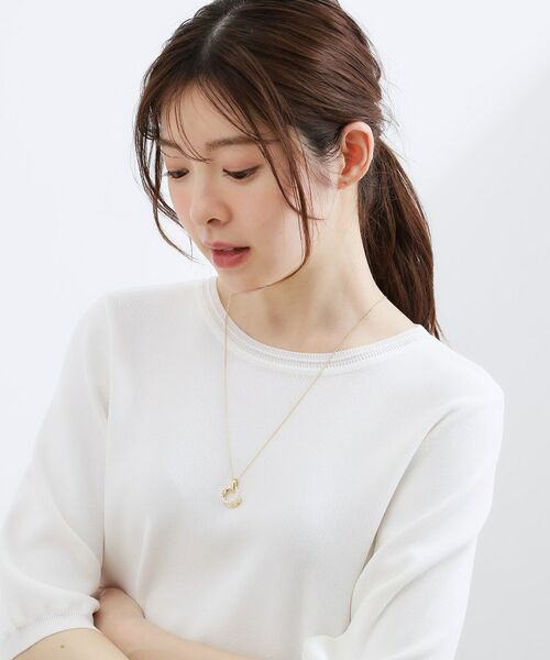 grove / グローブ ネックレス・ペンダント・チョーカー | サークルメタルパール調ワントップ | 詳細5