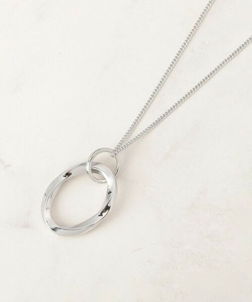 grove / グローブ ネックレス・ペンダント・チョーカー | ツイストオーバルビジューネックレス | 詳細4