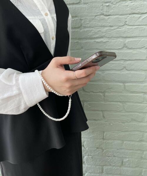 grove / グローブ キーホルダー・ストラップ | ドットチュールパール調ストラップ | 詳細6