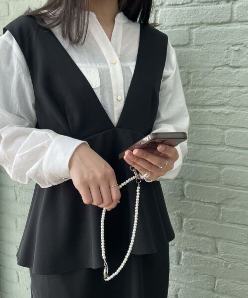 grove / グローブ キーホルダー・ストラップ | ドットチュールパール調ストラップ | 詳細7