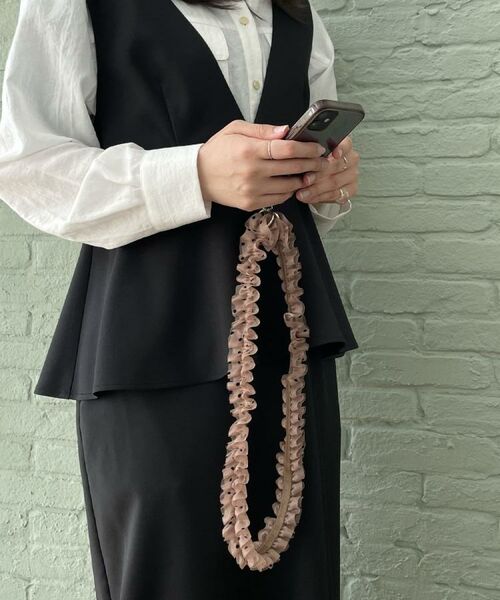 grove / グローブ キーホルダー・ストラップ | ドットチュールパール調ストラップ | 詳細9