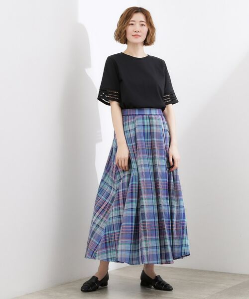 grove / グローブ カットソー | 袖口透かし刺繍Tシャツ | 詳細7