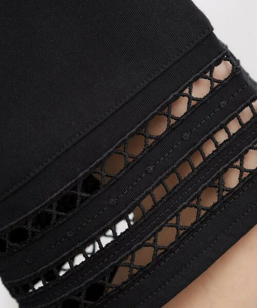 grove / グローブ カットソー | 袖口透かし刺繍Tシャツ | 詳細8