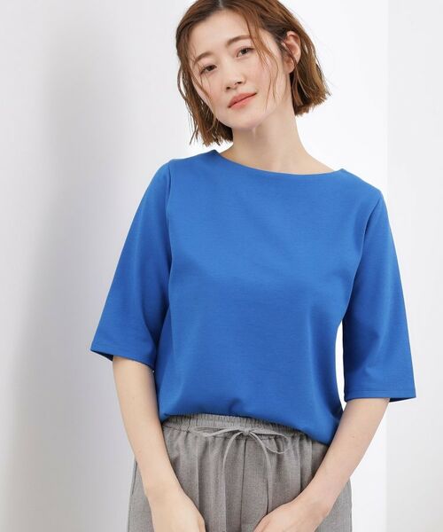 grove / グローブ カットソー | スムースボートネックTシャツ | 詳細14