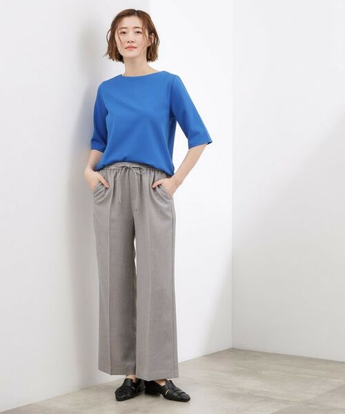 grove / グローブ カットソー | スムースボートネックTシャツ | 詳細15