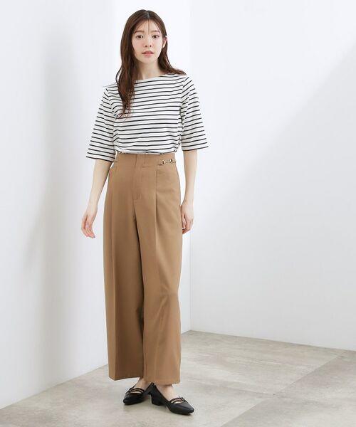 grove / グローブ カットソー | スムースボートネックTシャツ | 詳細18