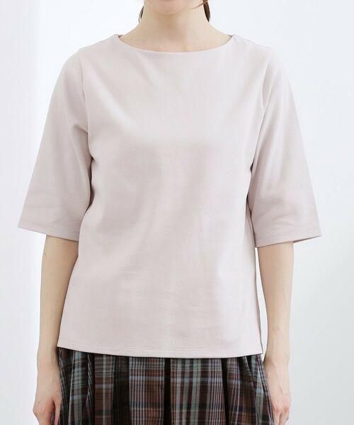grove / グローブ カットソー | スムースボートネックTシャツ | 詳細21