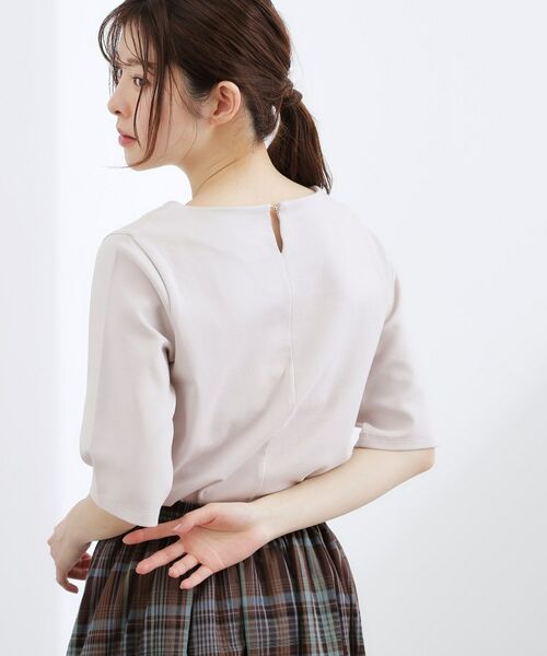 grove / グローブ カットソー | スムースボートネックTシャツ | 詳細5