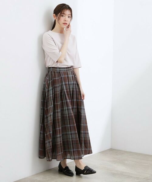 grove / グローブ カットソー | スムースボートネックTシャツ | 詳細7