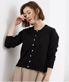 grove / グローブ カーディガン・ボレロ | メタルボタンクルーネックカーディガン
