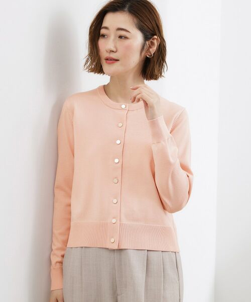 grove / グローブ カーディガン・ボレロ | メタルボタンクルーネックカーディガン | 詳細13