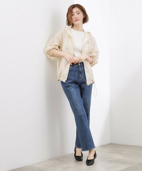 grove / グローブ レザーブルゾン・ジャケット | 【洗える】軽やかシアーナイロンフーディブルゾン | 詳細2