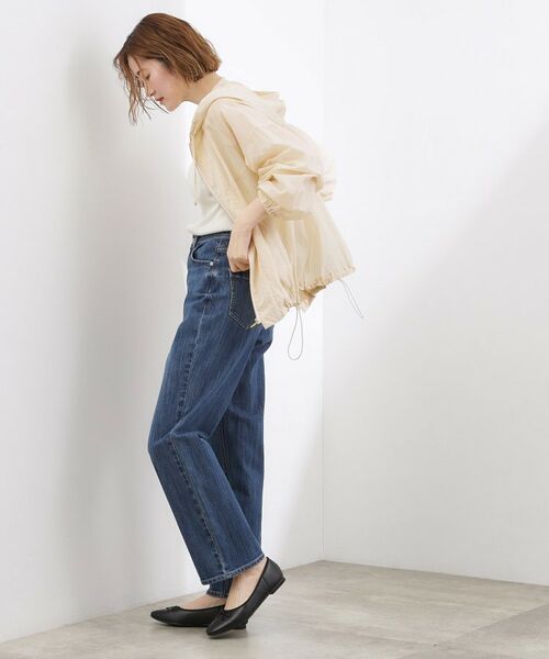 grove / グローブ レザーブルゾン・ジャケット | 【洗える】軽やかシアーナイロンフーディブルゾン | 詳細3