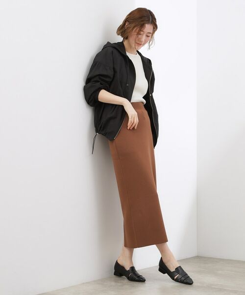 grove / グローブ レザーブルゾン・ジャケット | 【洗える】軽やかシアーナイロンフーディブルゾン | 詳細7