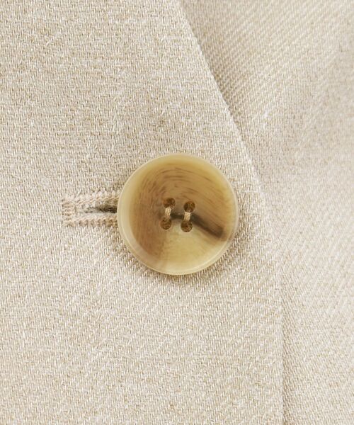 grove / グローブ ノーカラージャケット | リネンライクカラーレスジャケット | 詳細12