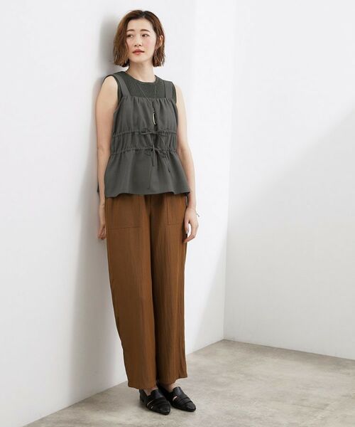 grove / グローブ セットアップ | シャーリングビスチェSET UP | 詳細4