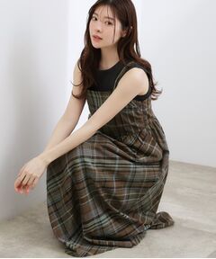 grove / グローブ ワンピース | 夏を楽しむ一枚、マドラスチェックキャミワンピース