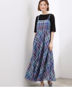 grove / グローブ ワンピース | 夏を楽しむ一枚、マドラスチェックキャミワンピース