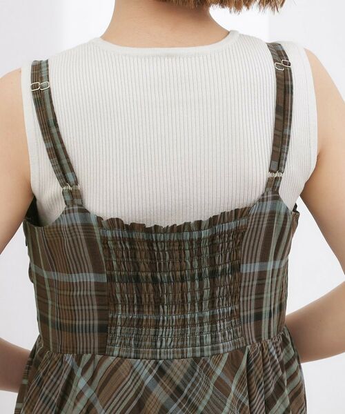grove / グローブ ワンピース | 夏を楽しむ一枚、マドラスチェックキャミワンピース | 詳細14