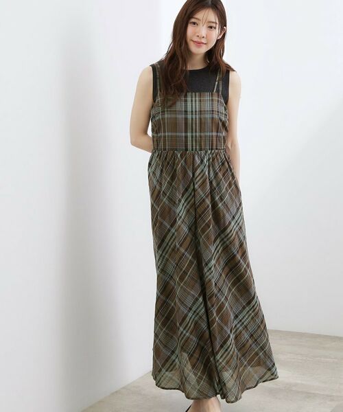 grove / グローブ ワンピース | 夏を楽しむ一枚、マドラスチェックキャミワンピース | 詳細2