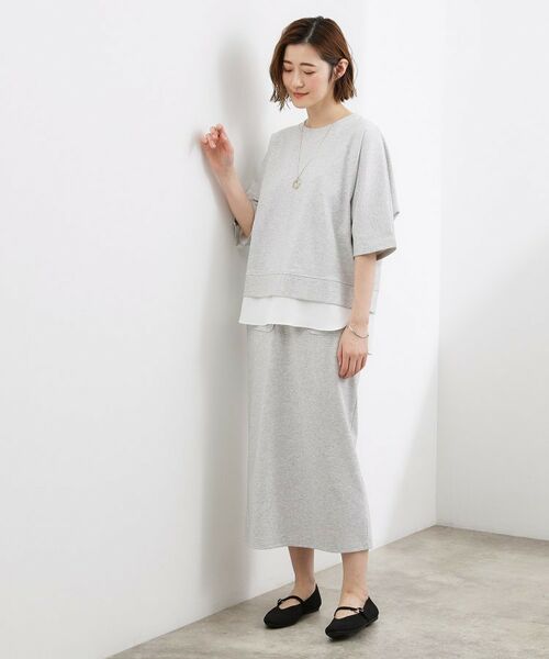 grove / グローブ セットアップ | シルキーポンチレイヤード風セットアップ | 詳細2