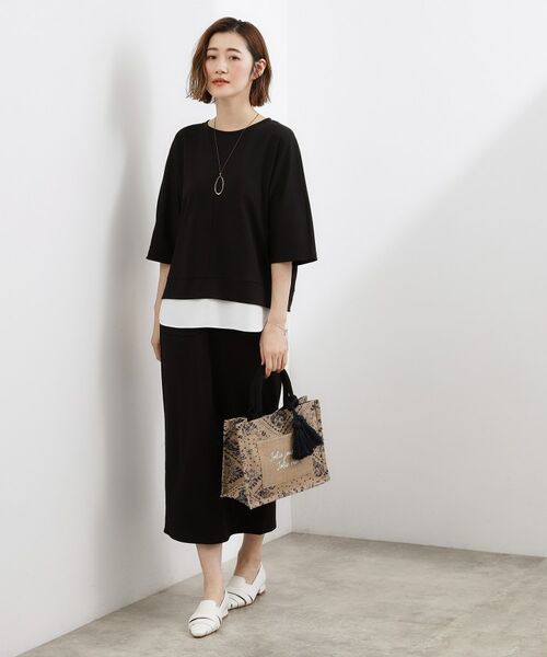 grove / グローブ セットアップ | シルキーポンチレイヤード風セットアップ | 詳細7