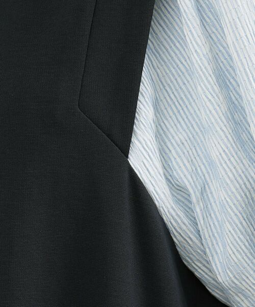 grove / グローブ ロング・マキシ丈ワンピース | 袖布帛ポンチワンピース | 詳細12