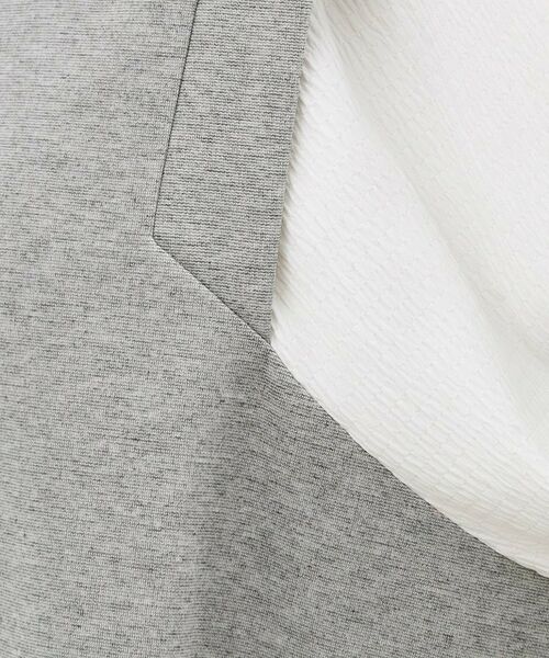 grove / グローブ ロング・マキシ丈ワンピース | 袖布帛ポンチワンピース | 詳細4