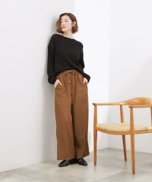 grove / グローブ パンツ | 【貴島明日香さん着用】リラックスドロストイージーワイドパンツ | 詳細22