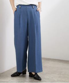 grove / グローブ パンツ | デニムライク ワイドストレートパンツ