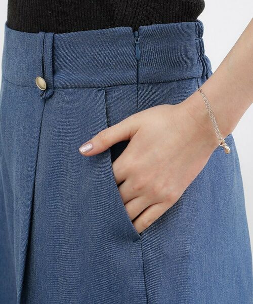 grove / グローブ パンツ | デニムライク ワイドストレートパンツ | 詳細17
