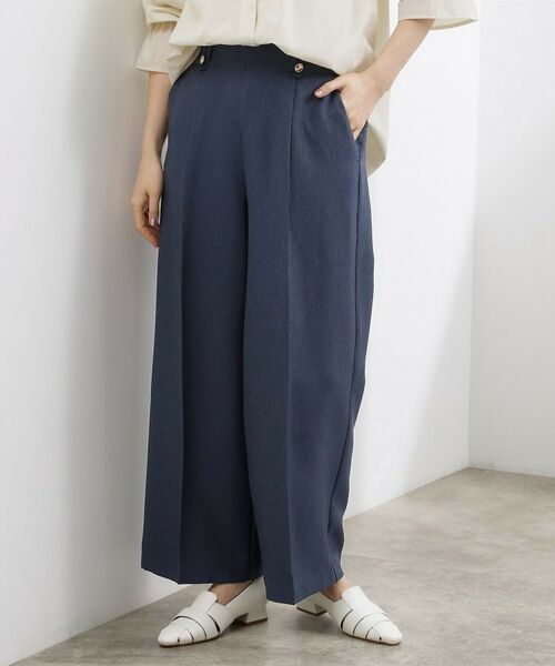 grove / グローブ パンツ | デニムライク ワイドストレートパンツ | 詳細5