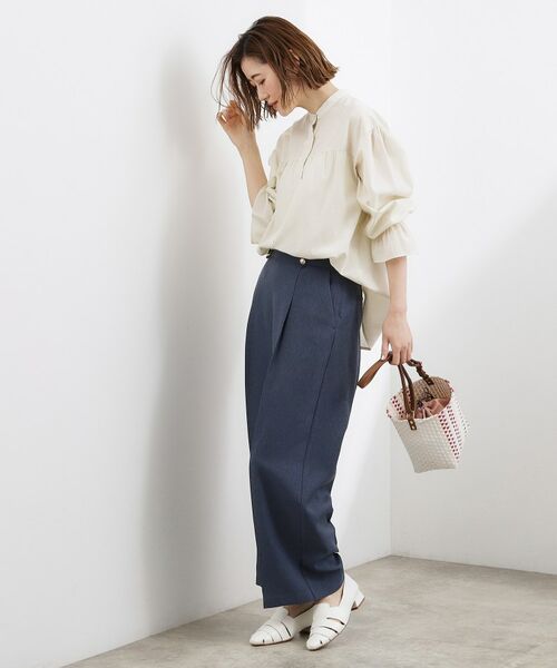 grove / グローブ パンツ | デニムライク ワイドストレートパンツ | 詳細6