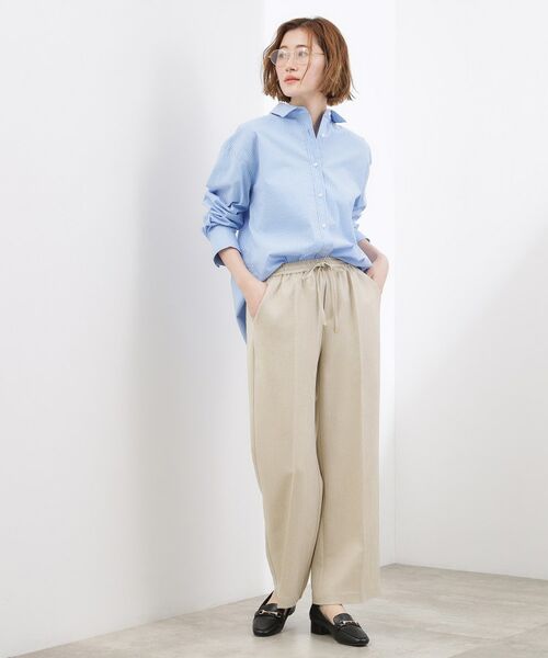 grove / グローブ パンツ | 【カセット服】リネンライクソフトフレアパンツ | 詳細11