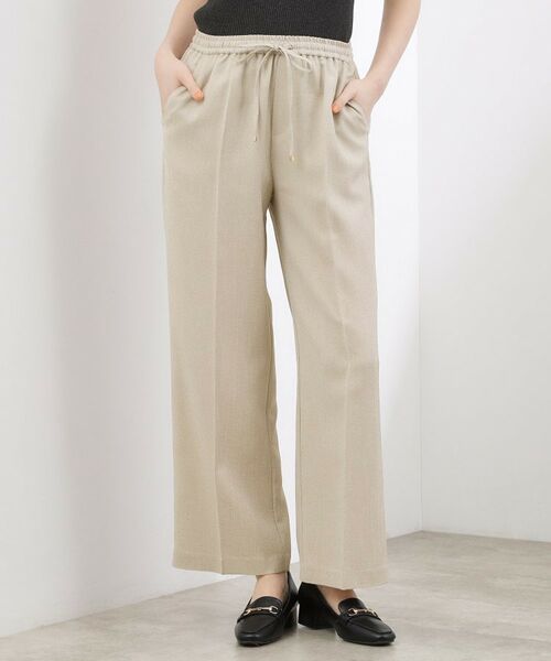grove / グローブ パンツ | 【カセット服】リネンライクソフトフレアパンツ | 詳細13