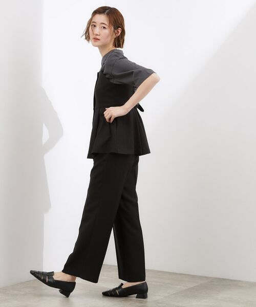 grove / グローブ パンツ | 【カセット服】リネンライクソフトフレアパンツ | 詳細7