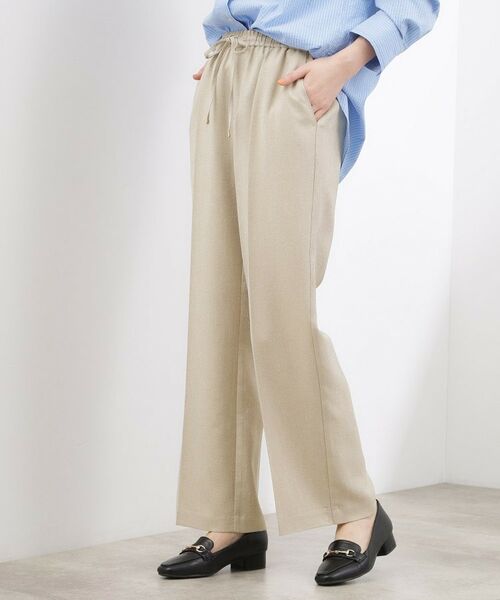 grove / グローブ パンツ | 【カセット服】リネンライクソフトフレアパンツ | 詳細9